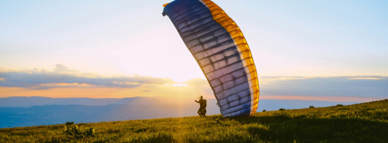 Paragliding is the closest a human being can get to the feeling